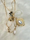 Vintage-Inspired Layered Charm Necklace