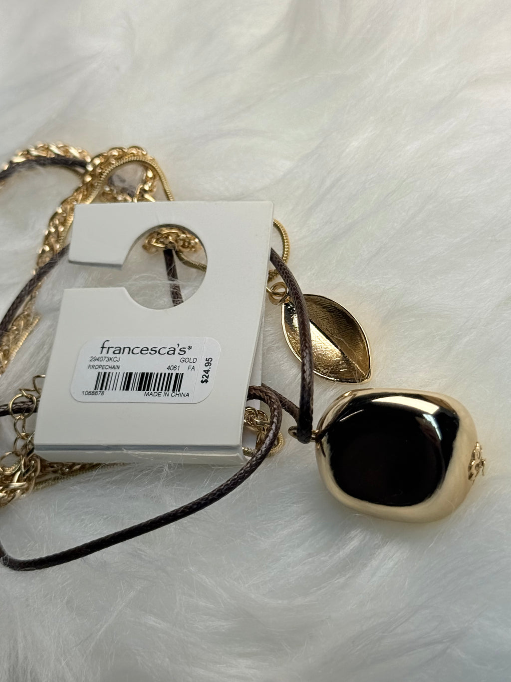 Layered Mixed Chain Gold Pendant Necklace Set