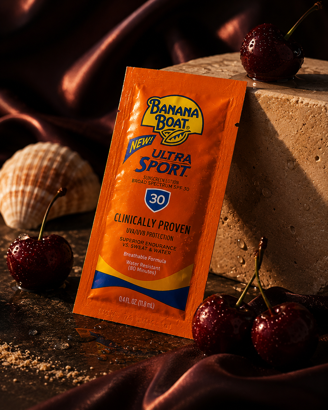 Banana Boat Ultra Sport SPF 30 Travel Sunscreen Pack (10 Count)